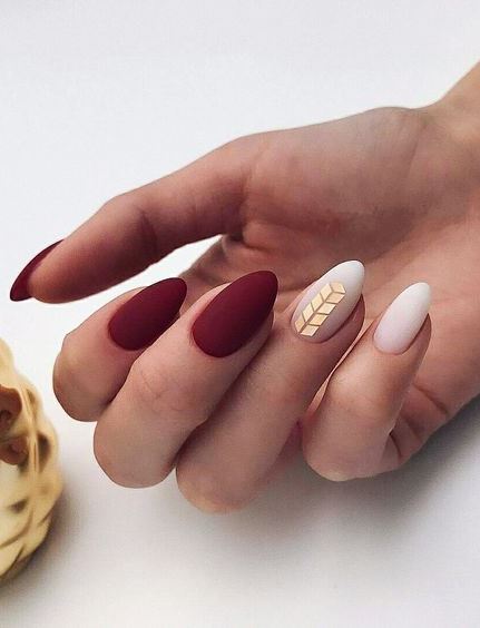 Fall Nail Art 2018: Cute Fall Nail Design Idea