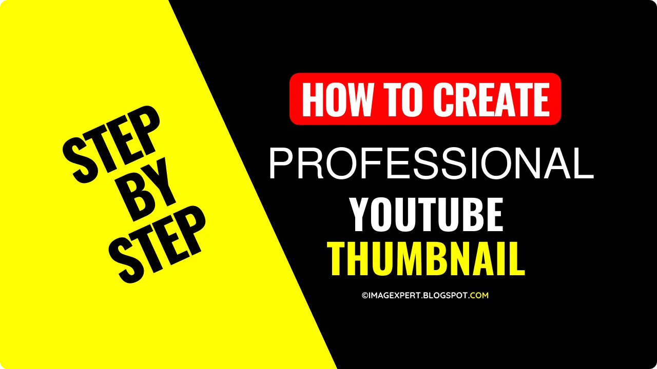 How to Create Professional YouTube Thumbnail