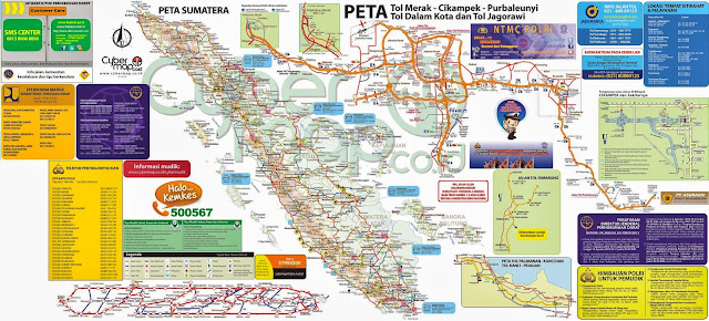 peta jalur mudik sumatera 2013