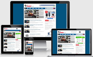 MotoGP Crash - Template SEO Friendly untuk Blog Berita MotoGP & Bola