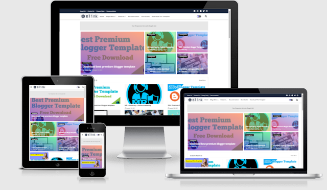 Blink blogger template free download