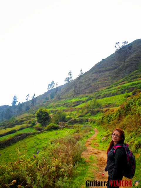 Camino a cascada de Palacala