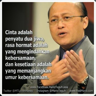 Gambar Kata Cinta tema Mario Teguh 