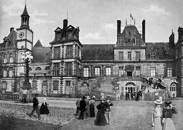 Escalier du château de Fontainebleau