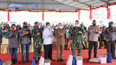 Gubsu Edy Rahmayadi Doa Bersama Forkopimda Karo dan Masyarakat untuk Sinabung