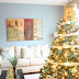 Gold, Silver, and Blue Christmas Tree