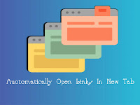 Cara Membuat Semua Link Blog Otomatis Terbuka Di New Tab/Tab Baru