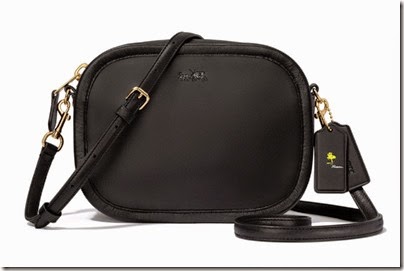 Peanuts X Coach Black cross body sling bag