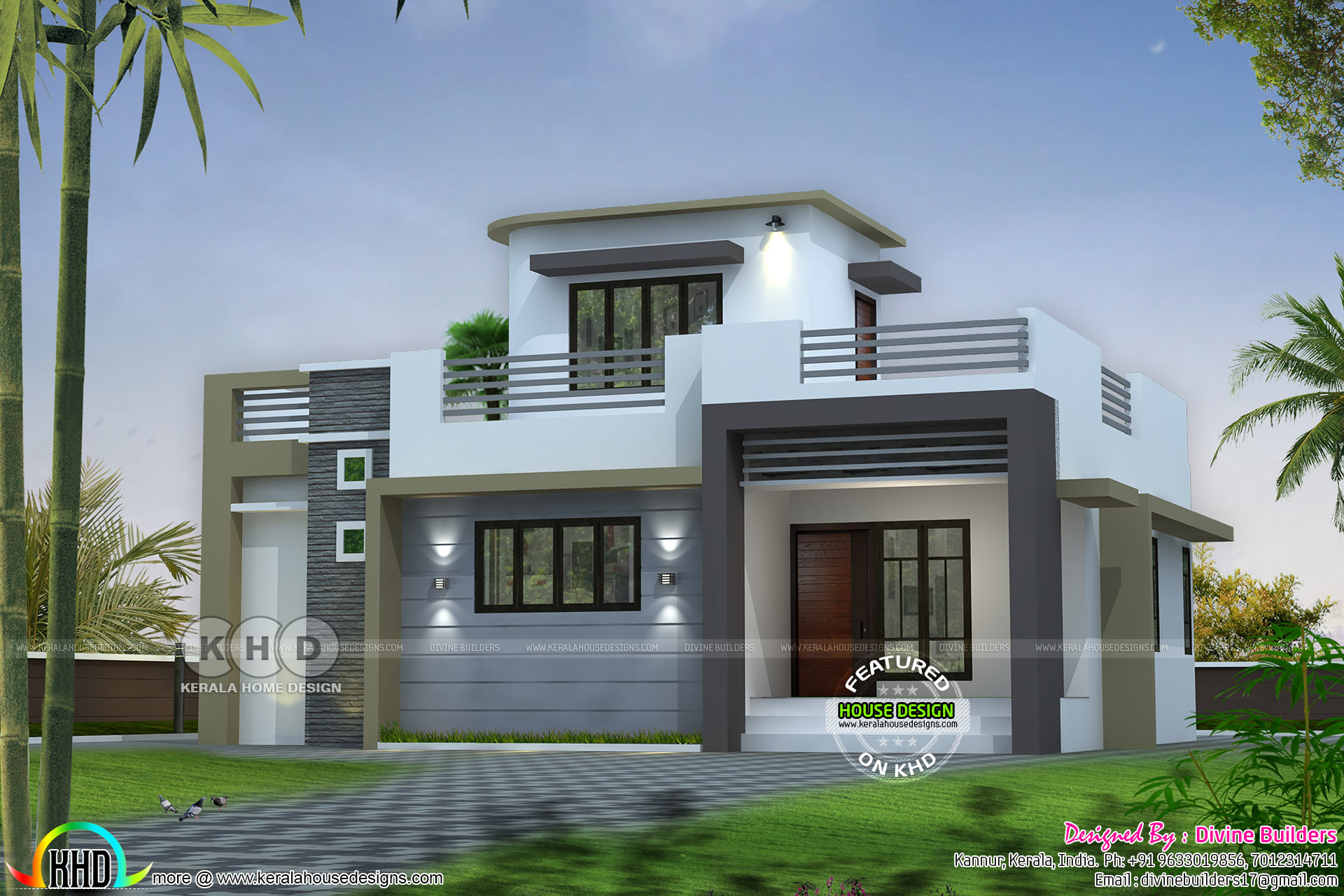  20 Lakhs  cost estimated 1227 square feet house  Kerala  