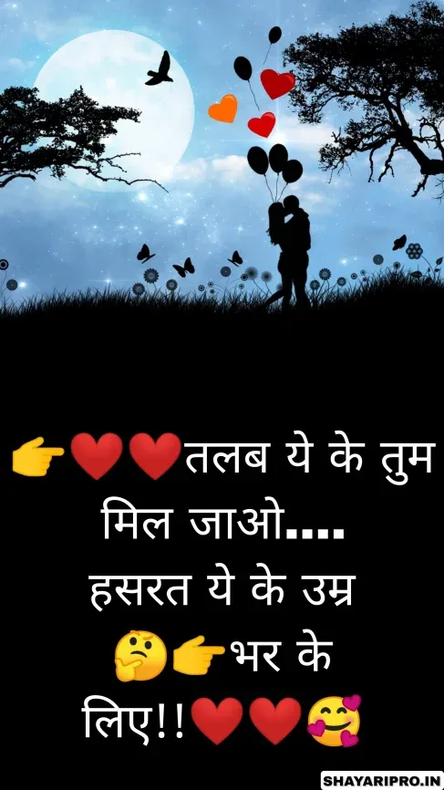 Two Lines Love Shayari in Hindi