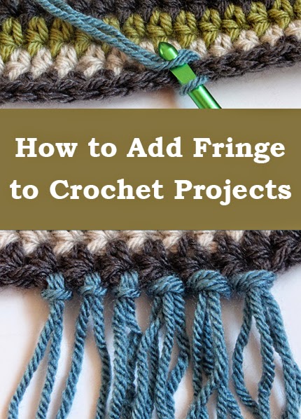 How to Add Fringe to Crochet Projects