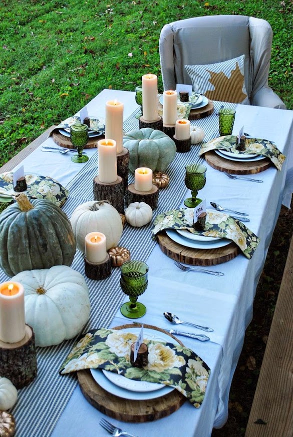 Contemporary Thanksgiving Table Settings / {Thanksgiving Table Settings} • DIY Ideas for Your ... - All glasses and silver must be spotless.