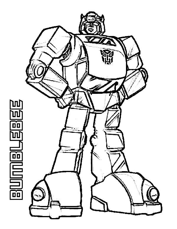 Bumblebee Transformer Coloring Pages
