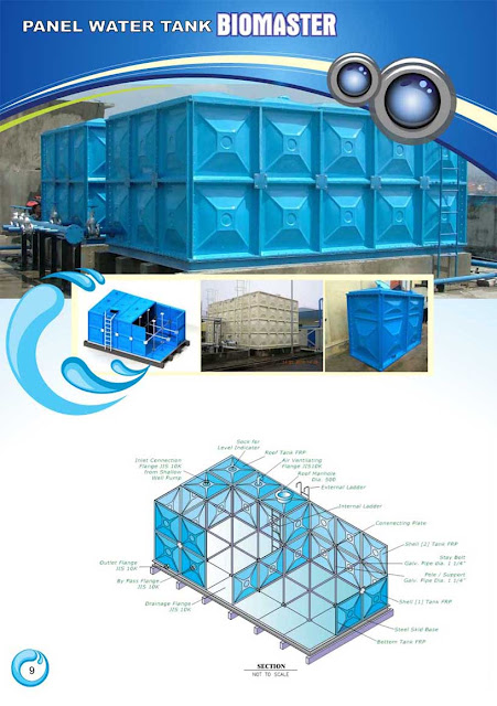 panel water tank frp biomaster biotech