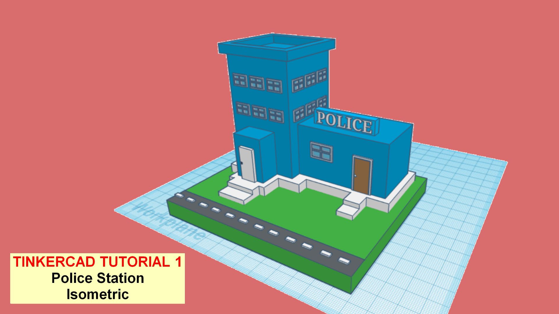 Isometric Police Station