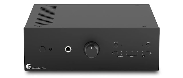 Pro-Ject Stereo Box DS3: 2 x 150W Compact Integrated Circuit with Bluetooth 5.0 and MM-MC Phono Stage