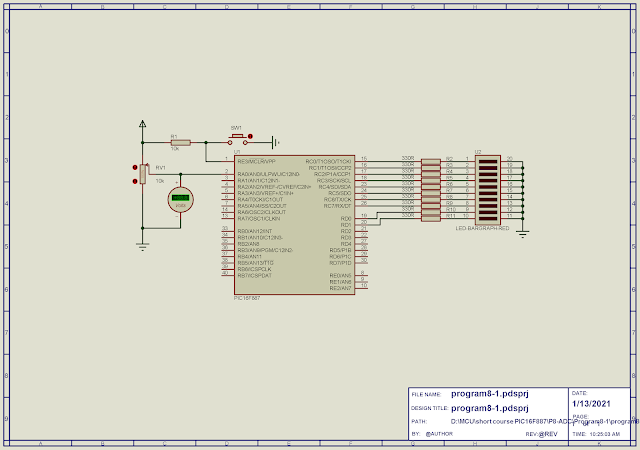 PIC16F887 Analog-to-Digital Converter (ADC)