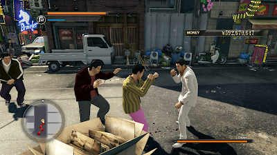 Znalezione obrazy dla zapytania: yakuza 0 kiryu fighting