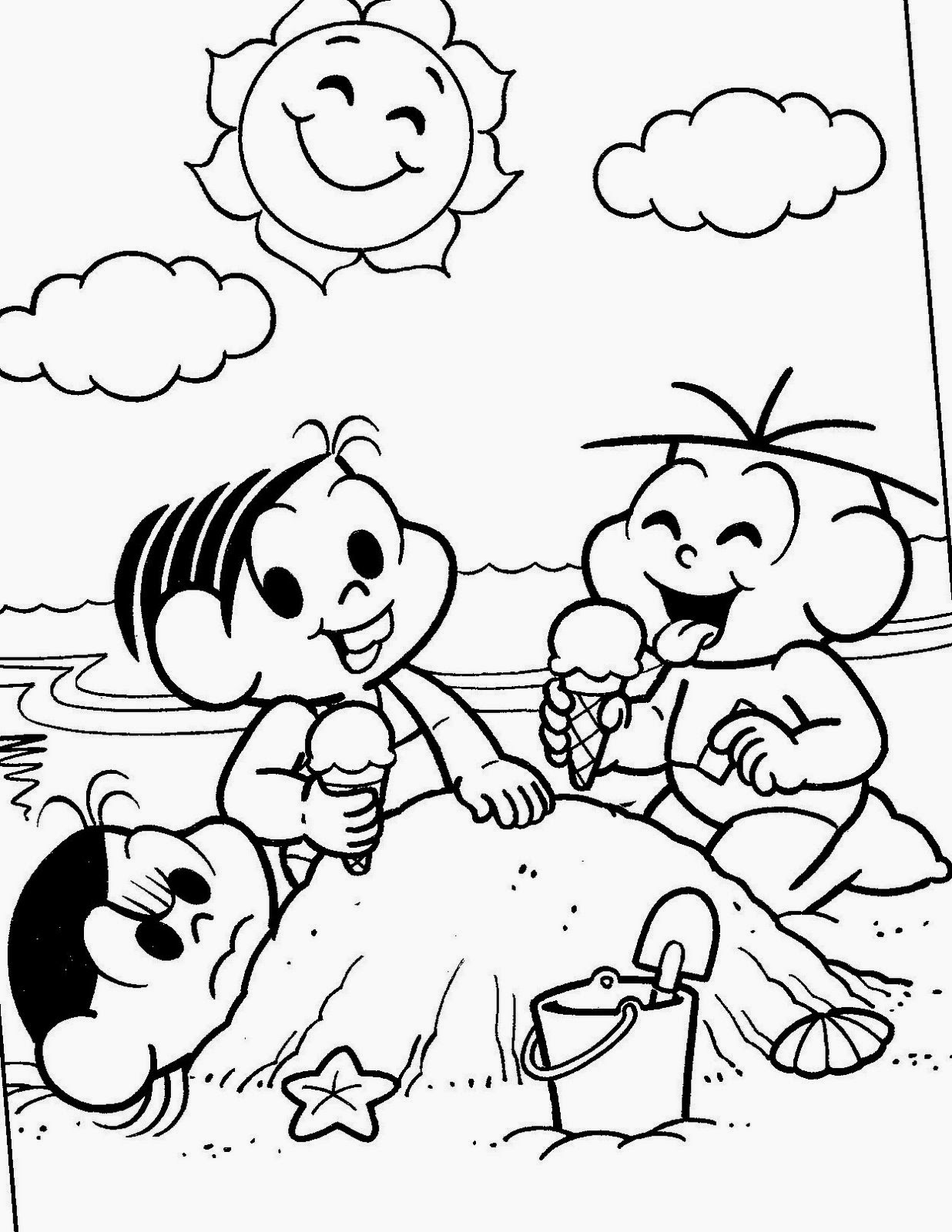  Desenhos Para Colorir Turma da Mônica