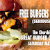 THE CHURCHILL'S  GREAT BURGER GIVEAWAY FOR #NATIONALBURGERDAY ON MAY 28!