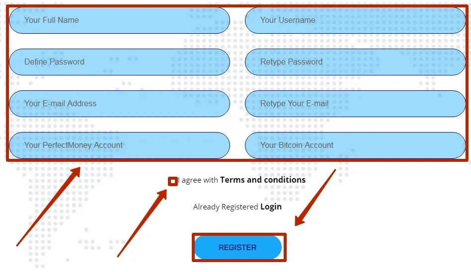 Регистрация в WQInvestment 2