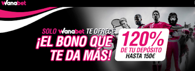 wanabet bono 150 euros codigo promocional jrvm