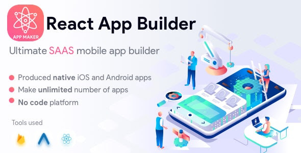 React App Builder v13.5.0 – Unlimited number of apps