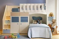 Mueble infantil cama litera para niños