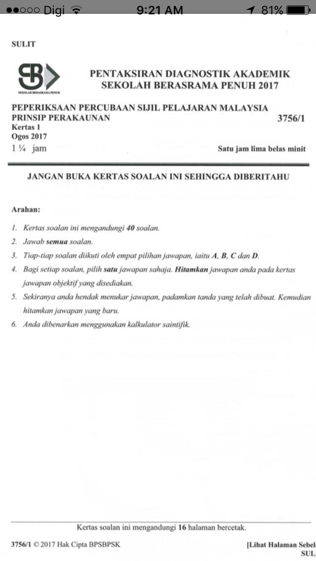 Contoh Soalan Perniagaan Tingkatan 5 Bab 1 - Kecemasan y