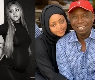 regina daniels baby shower,picture,name,boy