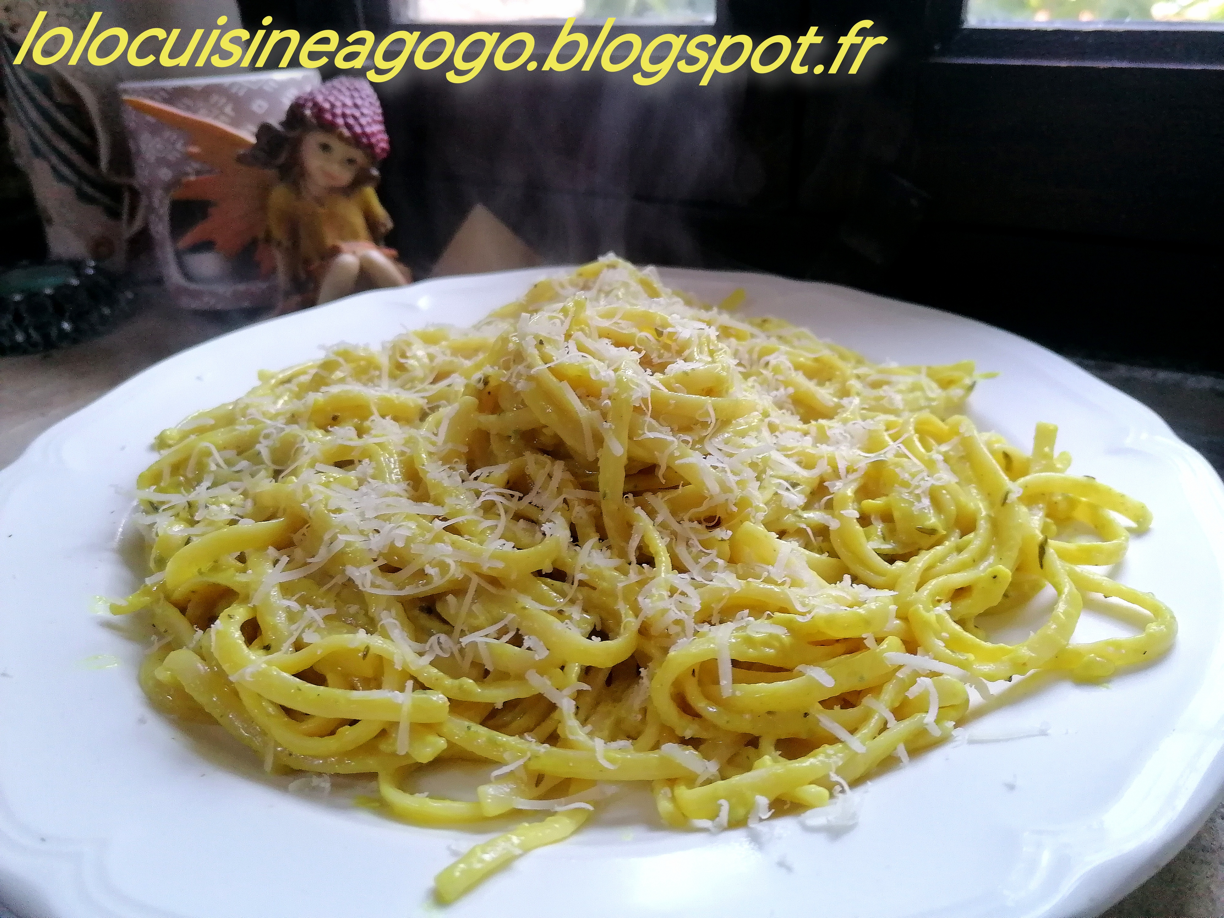 Lasagne carbonara au jambon et pois verts - 5 ingredients 15 minutes