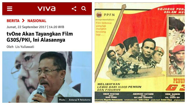 Karni Ilyas: Betul, tvOne Akan Tayangkan Film G30S/PKI