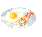 eggs and bacon clip art