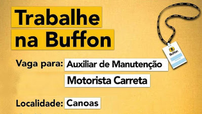 Posto Buffon abre vagas para Manutenção e Motorista em Canoas