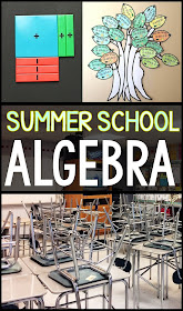 Are you teaching algebra in summer school and wondering how to make it engaging, fun and worthwhile? In this post I collected my favorite resources, activities and links to bring algebra to life. A strong algebra foundation sets a kid up for success in all other math classes. Why not make it fun?