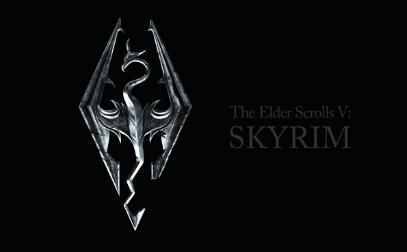 Elder Scrolls Skyrim Logo. Elder Scrolls V: Skyrim Scans.