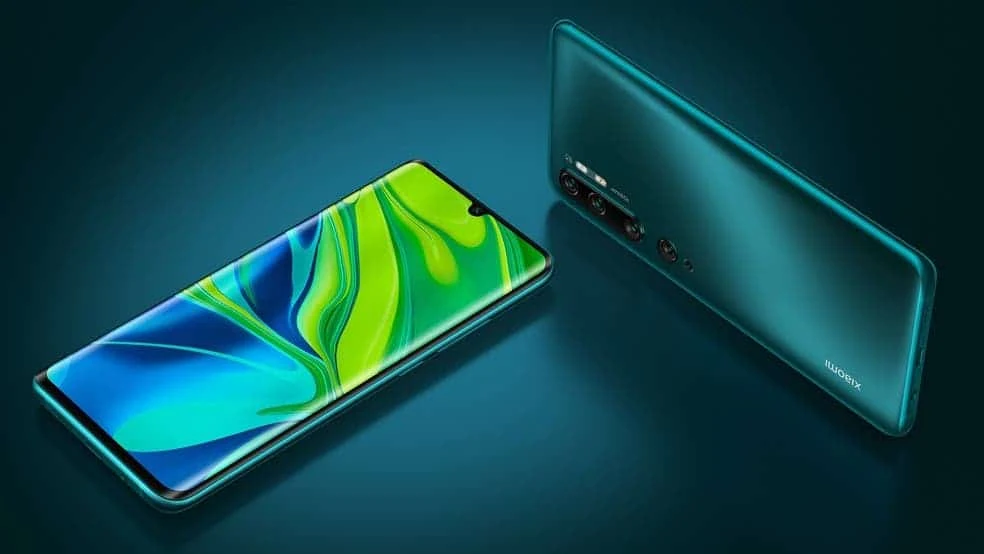 حصل هاتف XIAOMI MI NOTE 10 PRO على تحديث اندريد 10