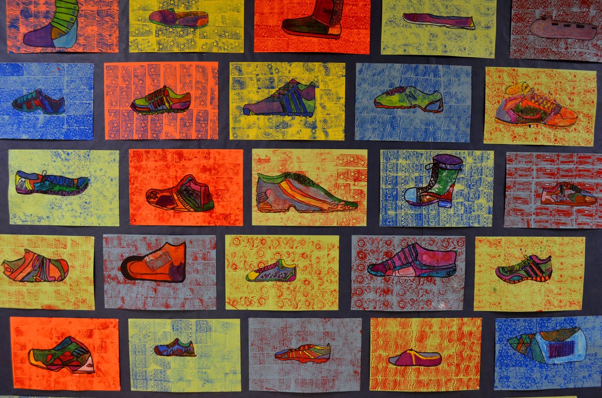 Expedition: graders Art: Art shoes for Grade Pop 5th Shoe Project 5th
