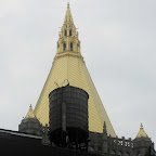 Gold Water - Dome of the New York Life Building, plus tank, from near Broadway.