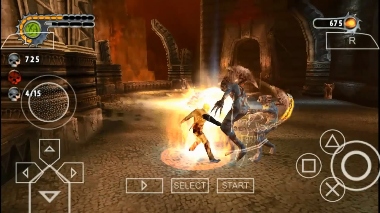 Ghost Rider PSP ISO Highly Compressed Download 200mb