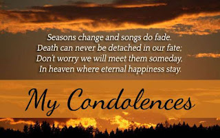 Condolence messages