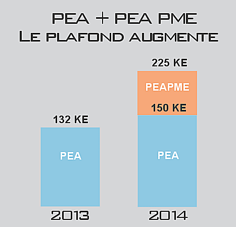 Plafond des 2 PEA