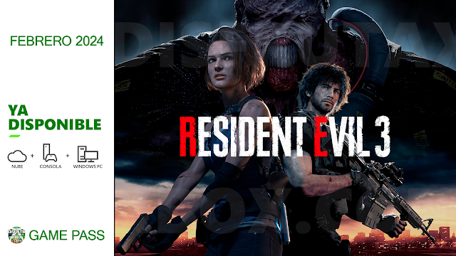 "Resident Evil 3" ya está disponible en Xbox Game Pass