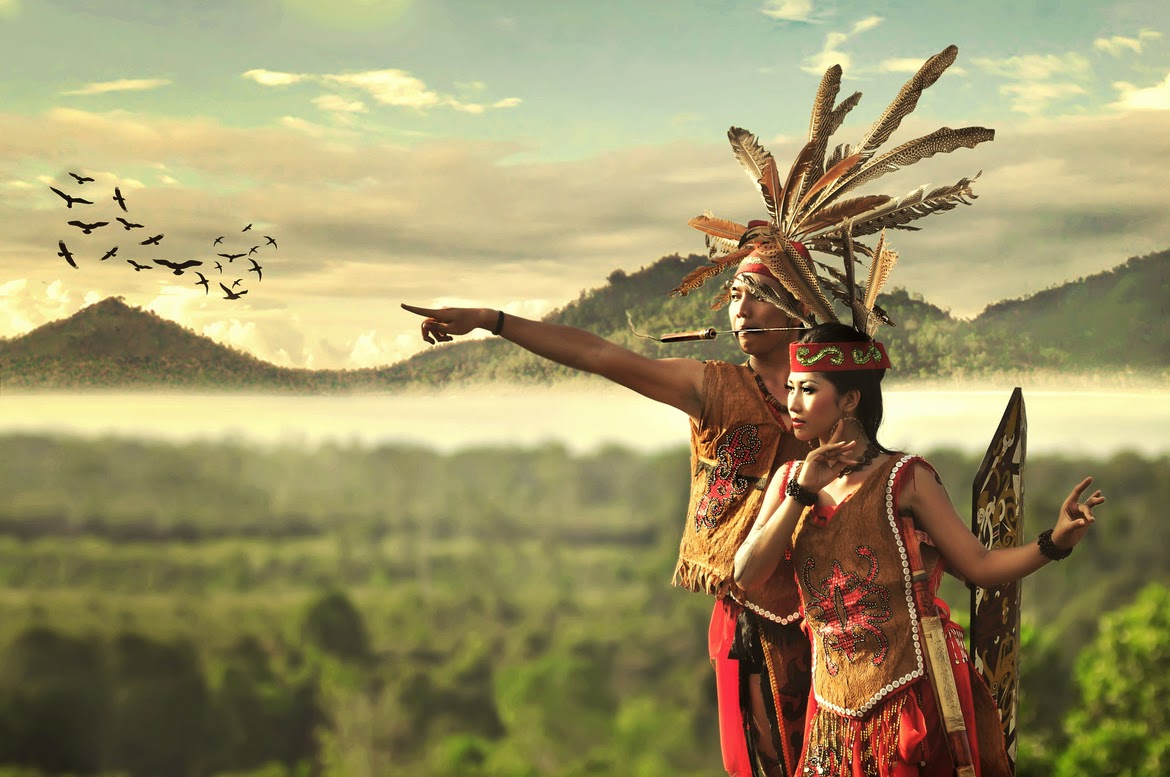 Indonesia Holiday's: The Unique of Dayak Tribe