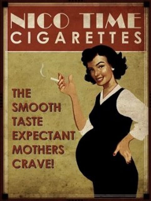 Vintage Humor Zigarettenwerbung als Rauchen noch gut war%20(2) Vintage Humor Blog Fernsehen, Gesundheit