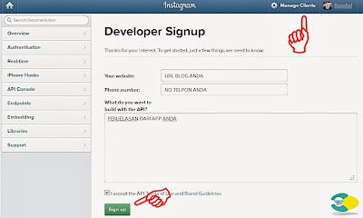  Sedikit klarifikasi bahwa dikala anda ingin mendapat Client ID dan Client Secret Instag Cara Membuat dan Mendapatkan Client ID dan Client Secret Instagram