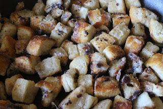 Crispy croutons