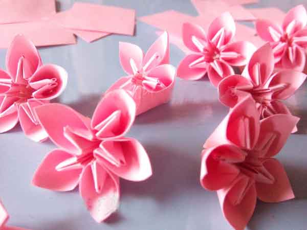  Origami  Bunga Sakura