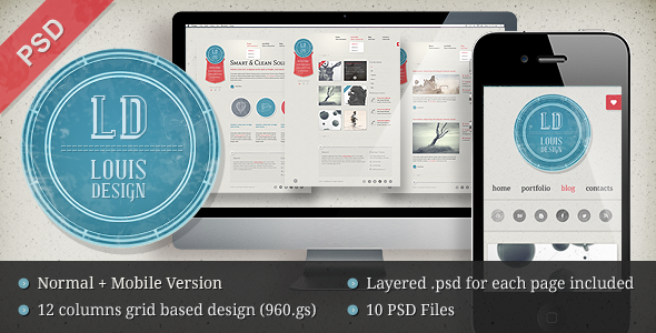 LD Studio PSD Template - Creative PSD Templates