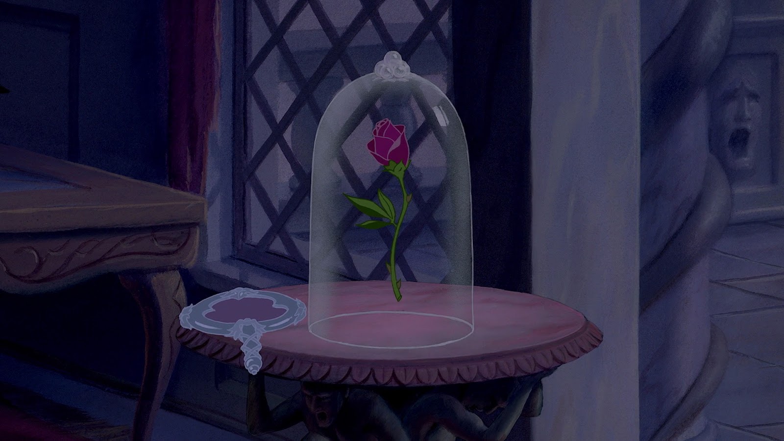 Beauty And The Beast Enchanted Rose In Cloche Diy